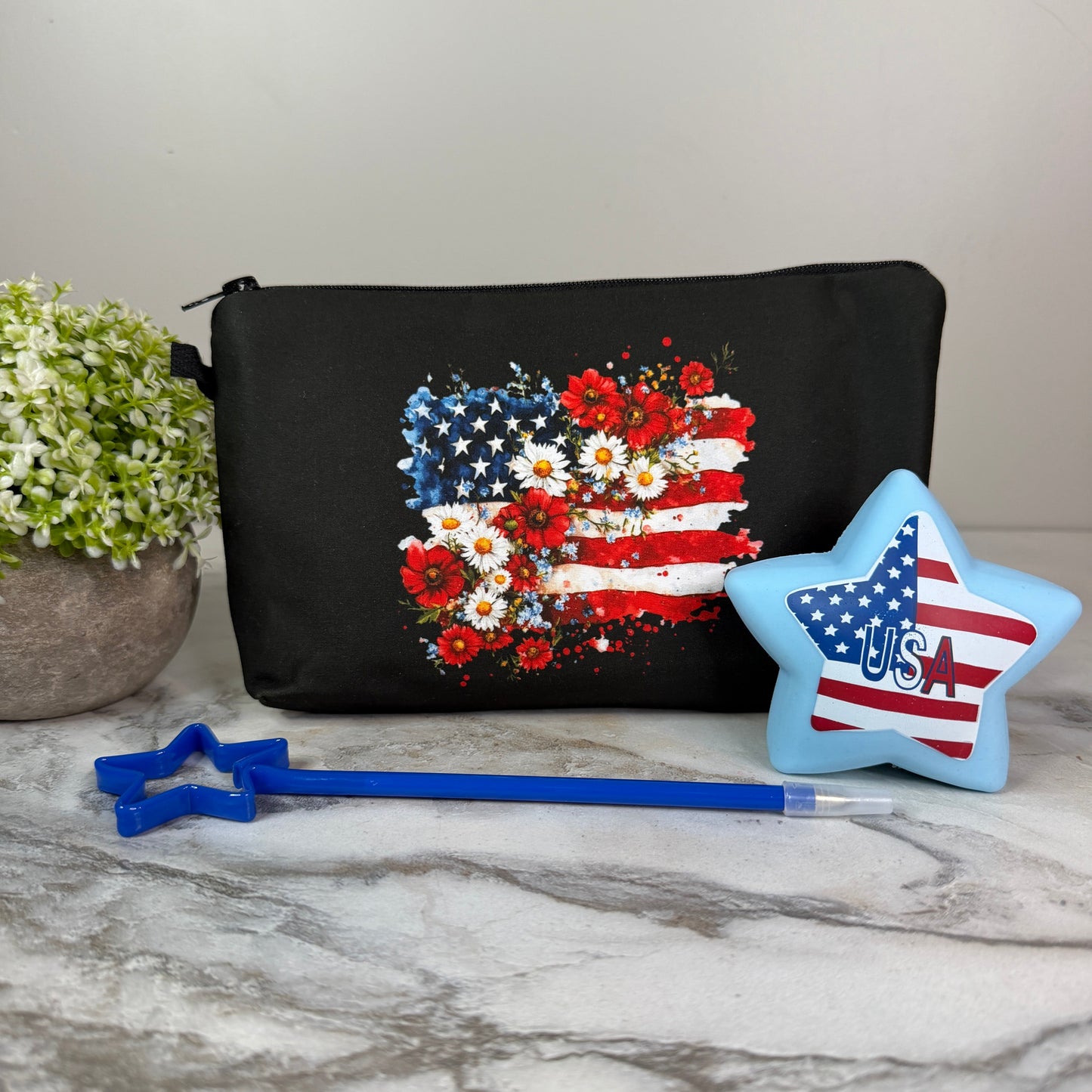 Bundled Set - America Floral Flag