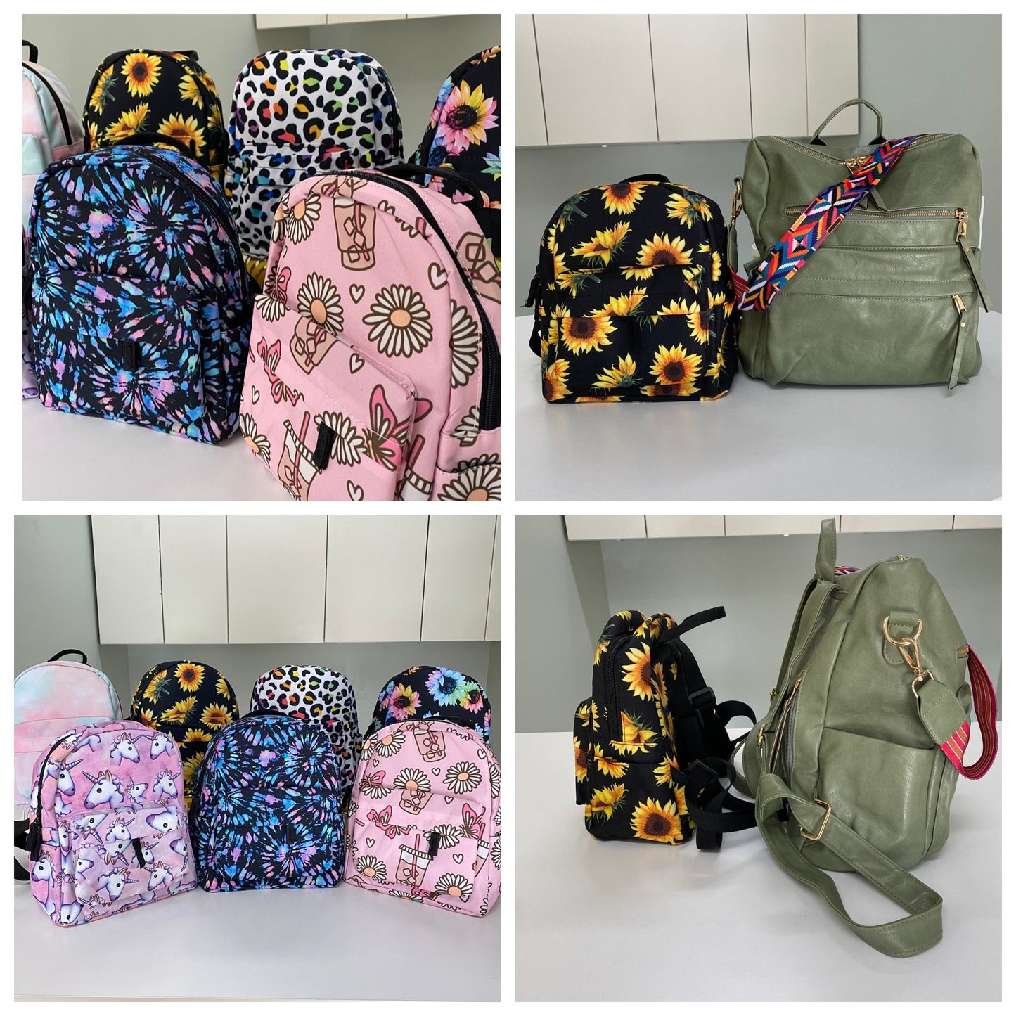 Mini Backpack - Solid Black