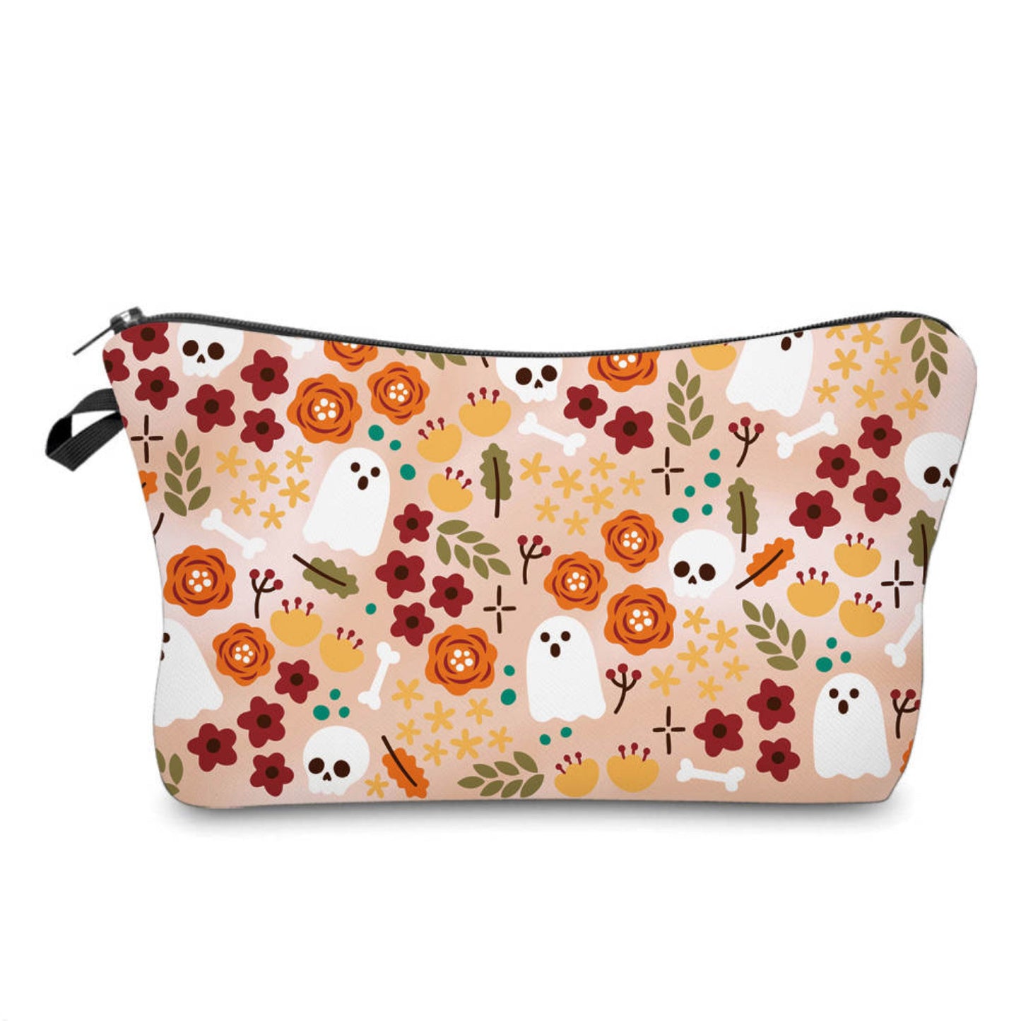 Pouch - Halloween Fall, Floral Ghost